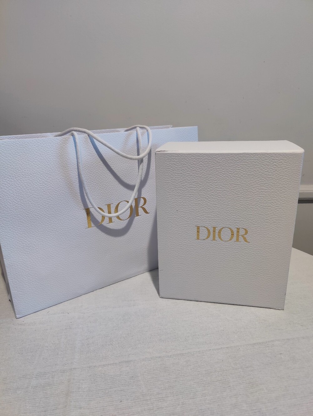 DIOR Empty GIFT Shoes Box With DIOR Shopping Bag